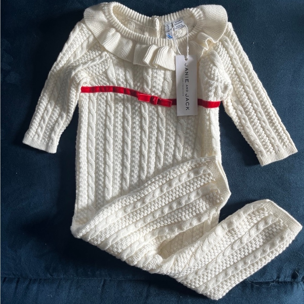 Janie and Jack sweater romper